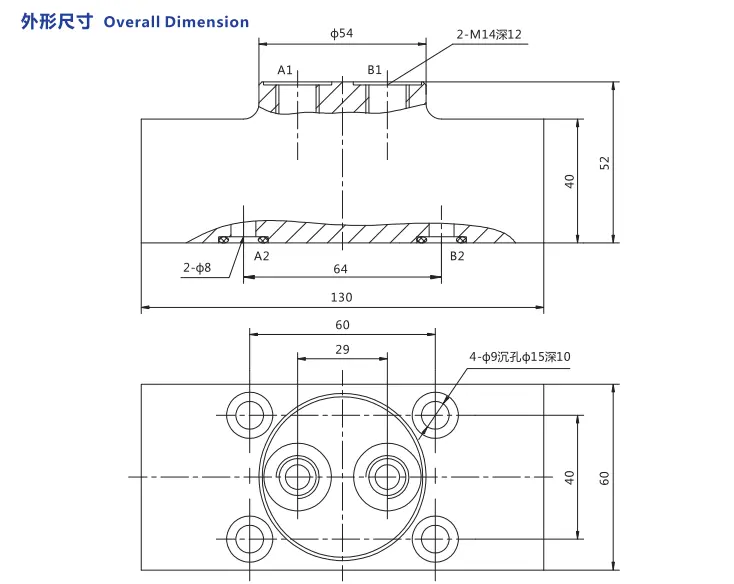 F42 Dual Pilot Check Valve
